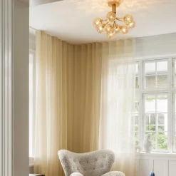 Nuura Apiales 9 ceiling messing/optic glass