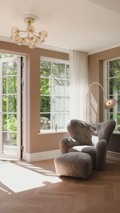 Nuura Apiales 9 ceiling messing/optic glass