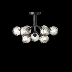 Nuura Apiales 9 ceiling svart/optic glass