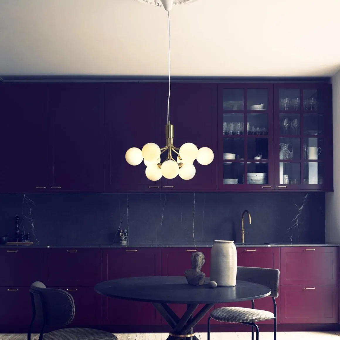 Nuura Apiales 9 messing/opal