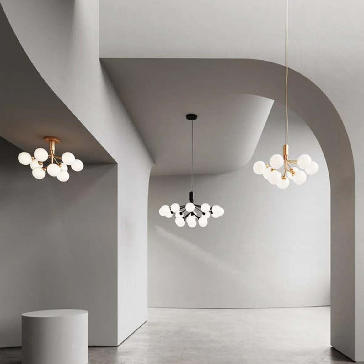 Nuura Apiales 9 messing/opal