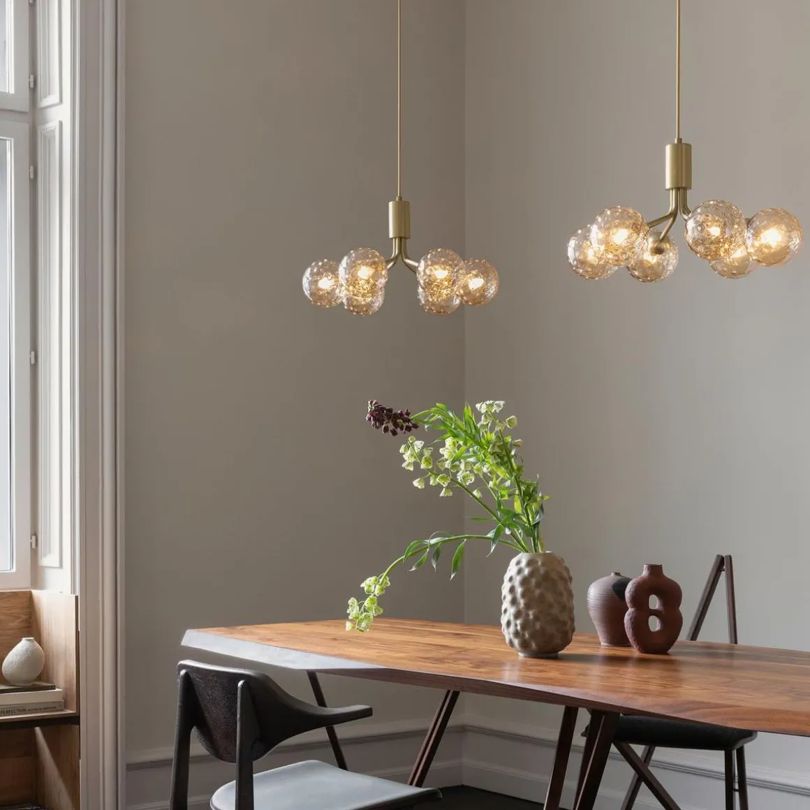 Nuura Apiales 6 taklampe messing / optic gold