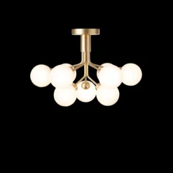 Nuura Apiales 9 taklampe messing/opal