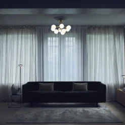 Nuura Apiales 9 taklampe messing/opal