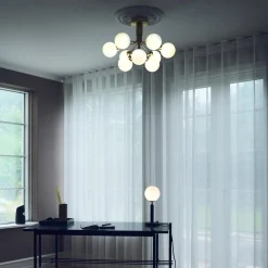 Nuura Apiales 9 taklampe messing/opal