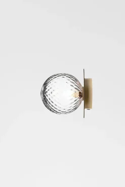 Nuura Liila 1 vegglampe/taklampe - medium - nordic gold / optikk