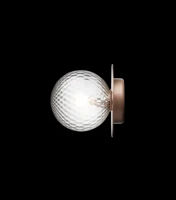 Nuura Liila 1 vegglampe/taklampe - medium - bronse/optic