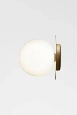 Nuura Liila 1 vegglampe/taklampe - small - nordic gold / opal