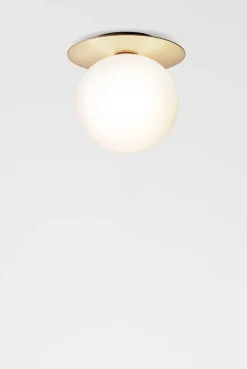 Nuura Liila 1 vegglampe/taklampe - small - nordic gold / opal