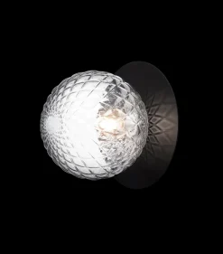 Nuura Liila 1 vegglampe/taklampe - large - svart / optikk