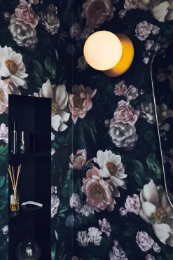 Nuura Liila 1 vegglampe/taklampe - medium - nordic gold / opal