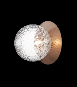 Nuura Liila 1 vegglampe/taklampe - large - bronse / optikk