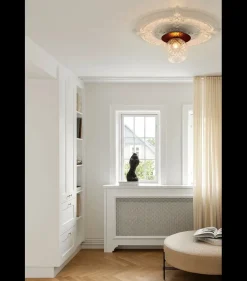 Nuura Liila 1 vegglampe/taklampe - large - bronse / optikk