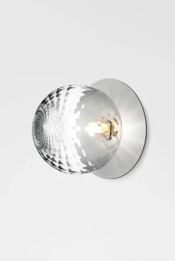 Nuura Liila 1 vegglampe/taklampe - large - light silver/optic glass