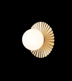 Nuura Liila Muuse vegglampe/taklampe - small - nordic gold / opal