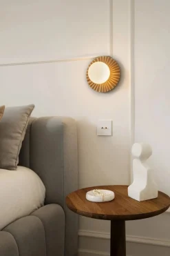 Nuura Liila Muuse vegglampe/taklampe - small - nordic gold / opal
