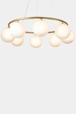 Nuura Miira 8 circular messing / opal