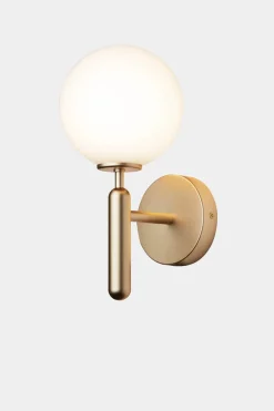 Nuura Miira vegglampe messing / opal