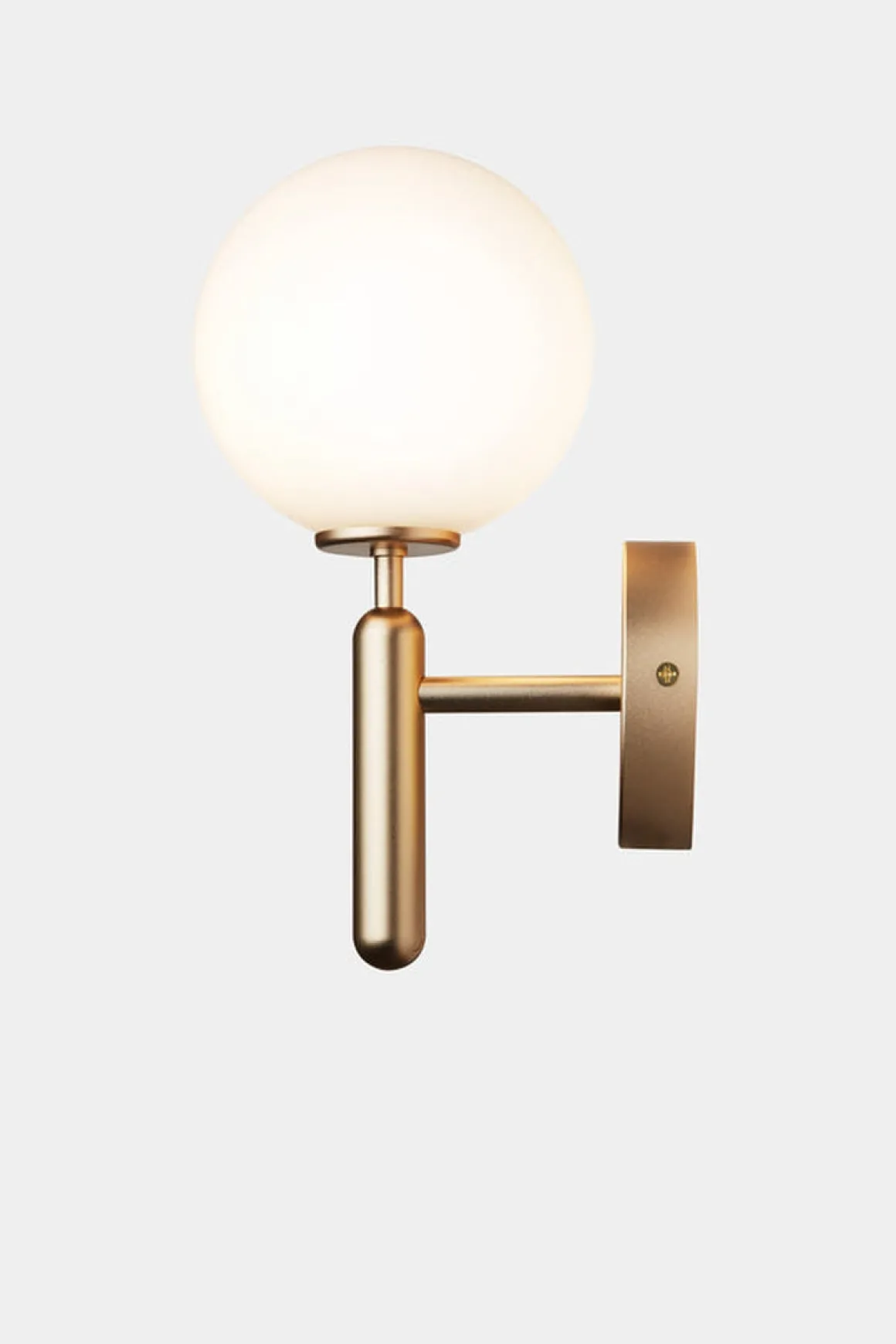 Nuura Miira vegglampe messing / opal