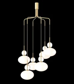 Nuura Rizzatto cluster 6 taklampe Hvit/messing