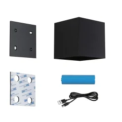 Nyara oppladbar vegglampe opp/ned lys med sensor