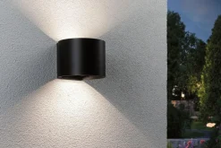 Nyara rund oppladbar vegglampe opp/ned lys med sensor