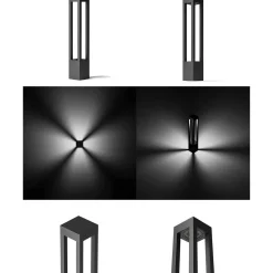 Odin pullert 90 cm utendørs IP65 22W