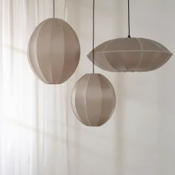 Oi Soi Oi Silkeskjerm Oval Large - Cashmere