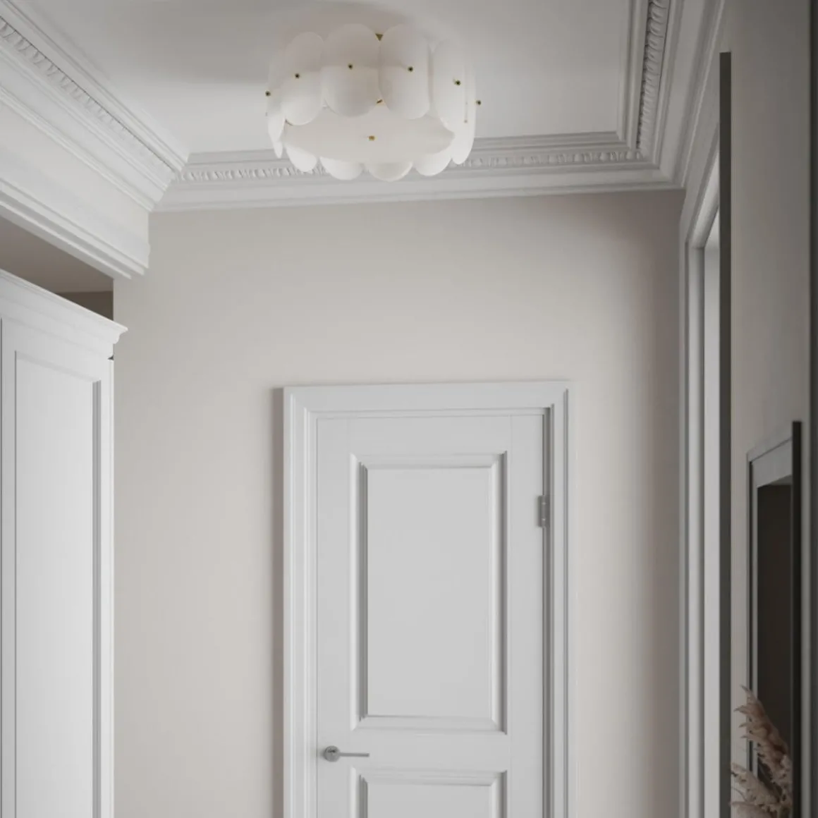 Omlott taklampe Ø53