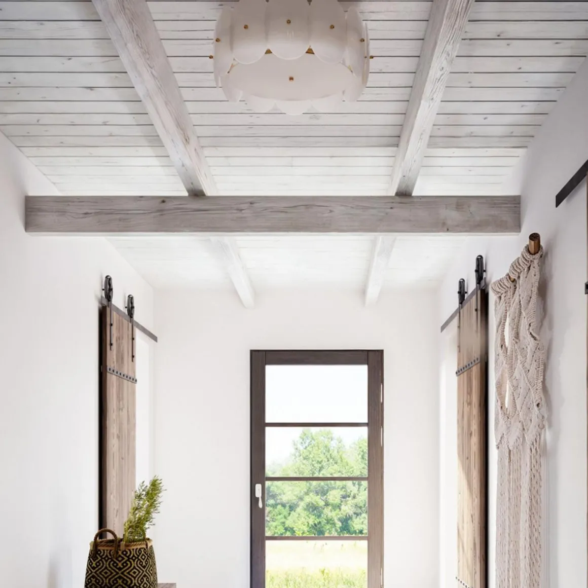 Omlott taklampe Ø53