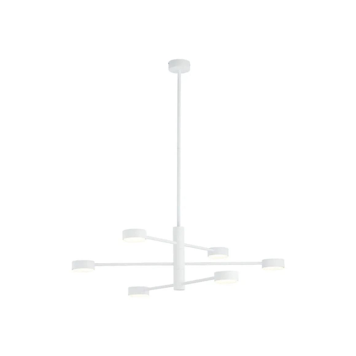 Orbit taklampe 6 - Hvit