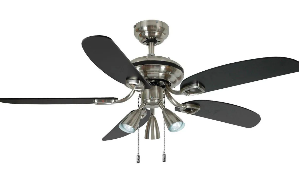 Orion mini takvifte GU10 - Nikkel/Svart blad