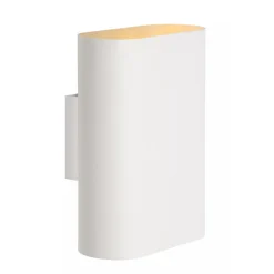 Ovalis vegglampe opp/ned