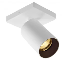 OZ K1 taklampe med 1 spott - hvit/Svart