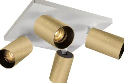 OZ K4 taklampe med 4 spotter - hvit