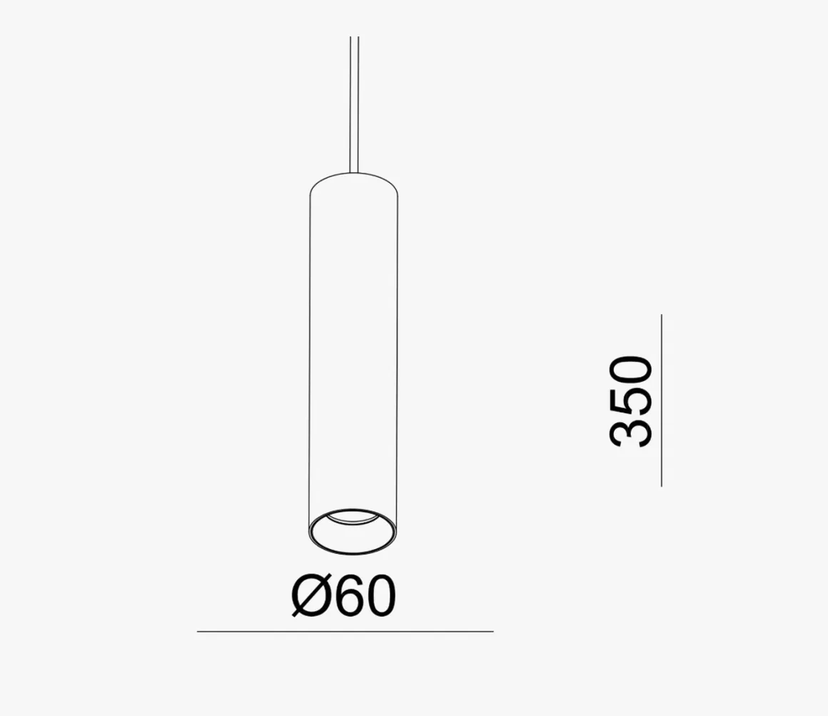 Oz takpendel 35 - Svart