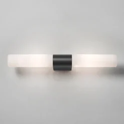 Padova vegglampe for baderom IP44 G9 - Svart/Opal