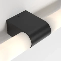 Padova vegglampe for baderom IP44 G9 - Svart/Opal