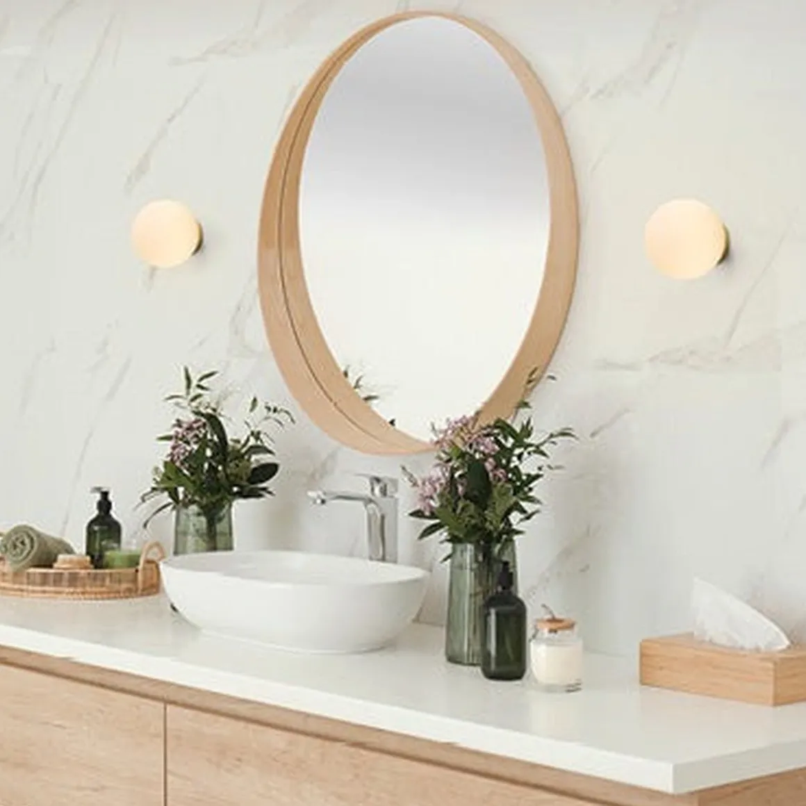 Palla mini C135 tak/vegglampe 9,7W 1800-3000 Kelvin IP44 Dimbar