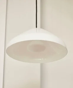 Pao takpendel 35 cm - glass - hvit