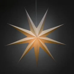 Pappstjerne 115 cm - Hvit