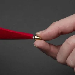 Pappstjerne 78 cm - Rød fløyel/Gull innside