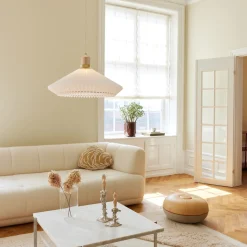 Paris takpendel 56 cm - Hvit