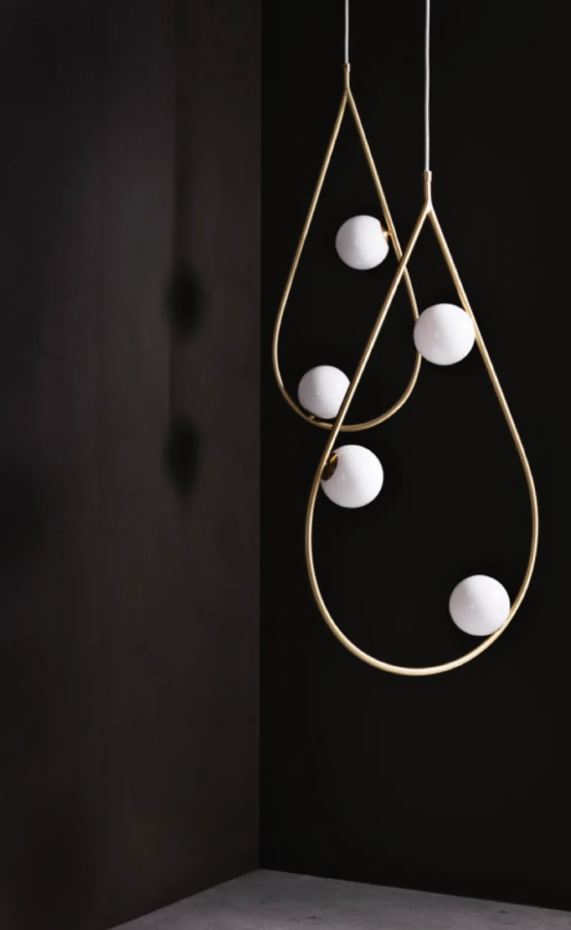 Pearls 65 takpendel - messing