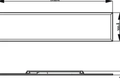 Philips CL560 taklampe 36W 4000K 3-steg dim - Hvit