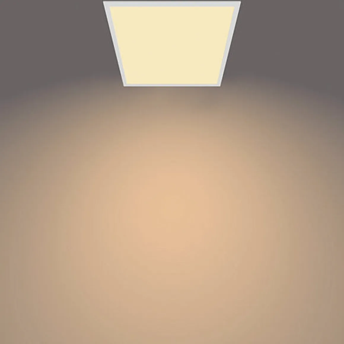 Philips CL560 taklampe 60x60cm 36W 2700K 3-steg dim - Hvit