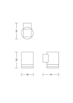 Philips Fyce vegglampe 1,5W 2700 Kelvin IP44 solcelledrevet med dag/natt sensor