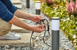 Philips Gardenlink 34,9 cm pullert 2700K 6W IP44 3-pakning - Antrasitt - 12Volt