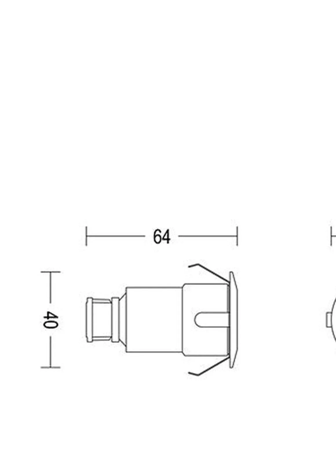 Philips Gardenlink Spore uplight 2700K 1 W IP44 ekstra enhet - 24 Volt