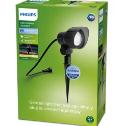 Philips Gardenlink uplight 2700K 6W IP44 ekstra enhet - Svart - 12Volt